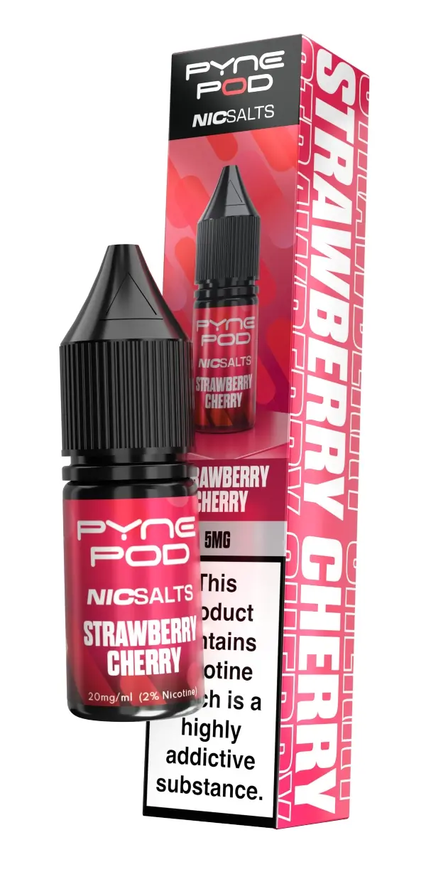 Strawberry Cherry Nic Salt E-Liquid by Pyne Pod 10ml - 5mg